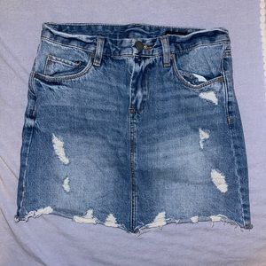 Blank NYC Denim Mini Skirt